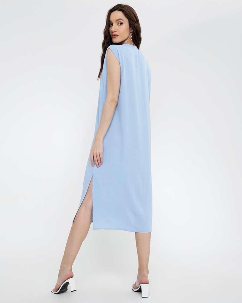 Lucinda Sleeveless V-Neck Midi Dress