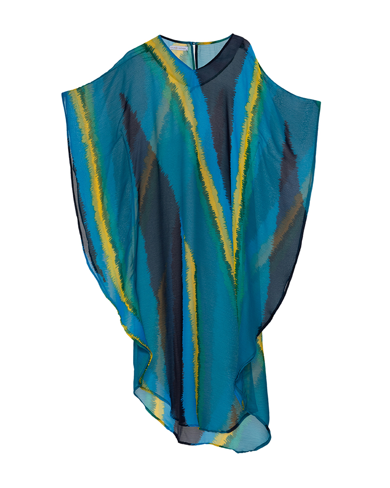 Malia Chiffon Kaftan Dress
