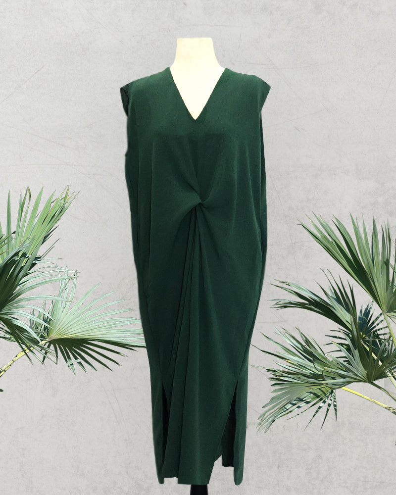Lucinda Sleeveless V-Neck Midi Dress