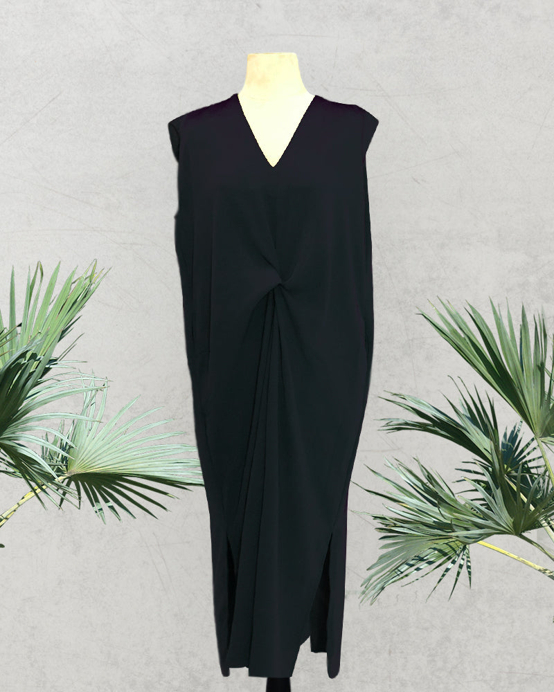Lucinda Sleeveless V-Neck Midi Dress