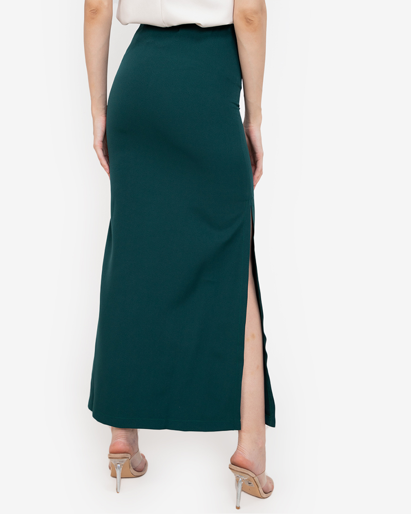 Nicola Side-Slit Maxi Skirt