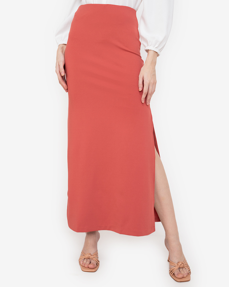 Nicola Side-Slit Maxi Skirt
