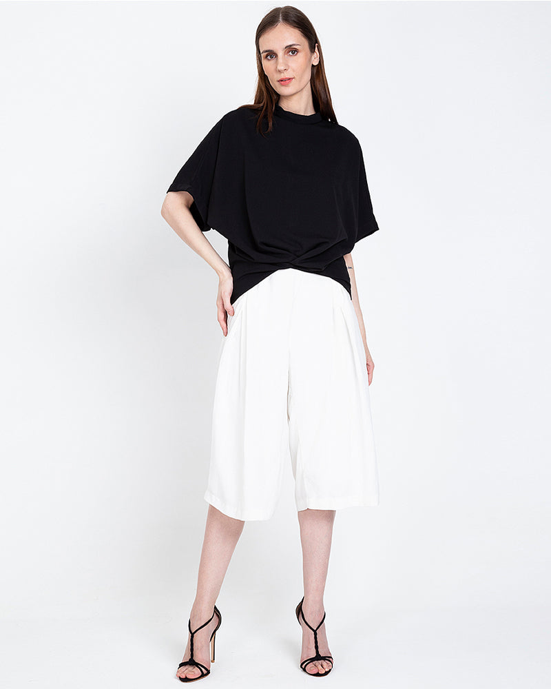 Oltman Short Sleeves Neocrepe Top