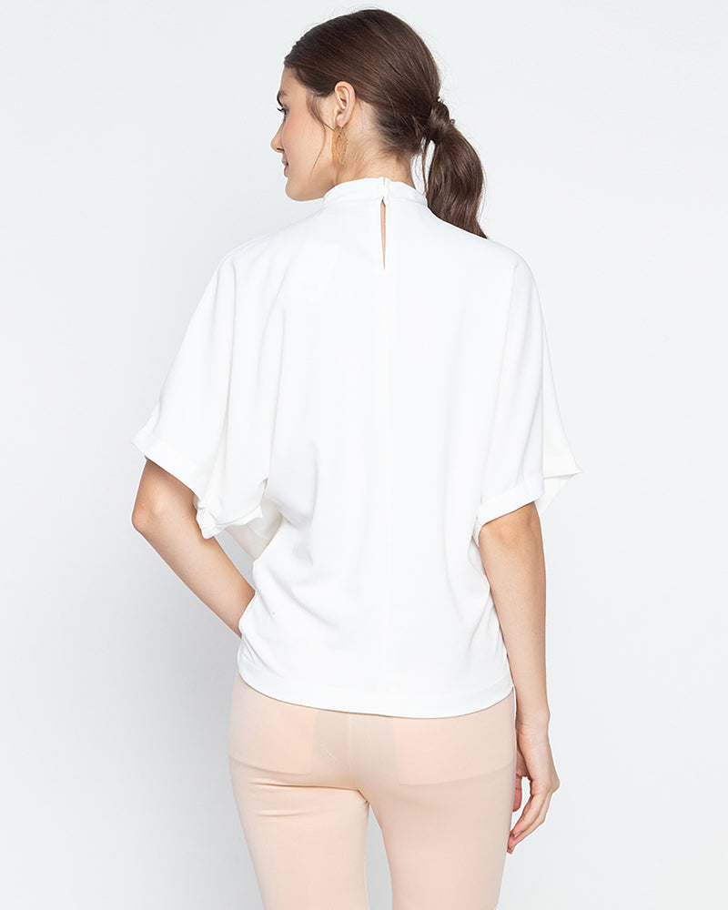 Oltman Short Sleeves Neocrepe Top