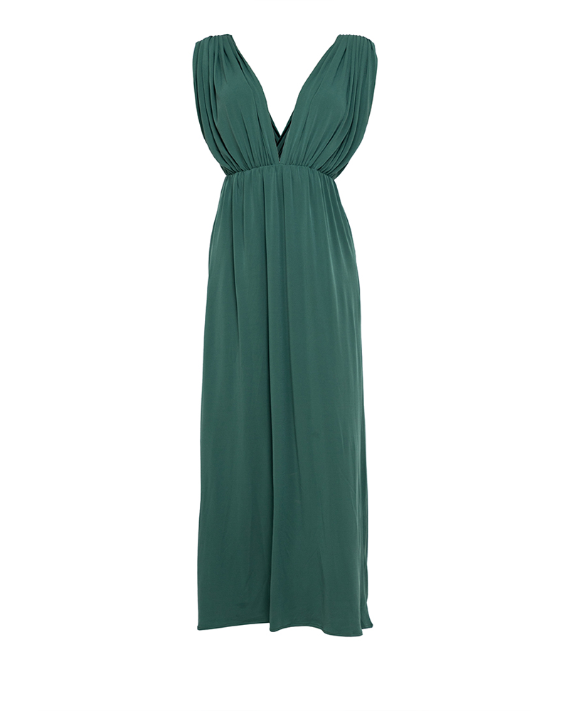 Osburn Deep V-Neck Reversible Maxi