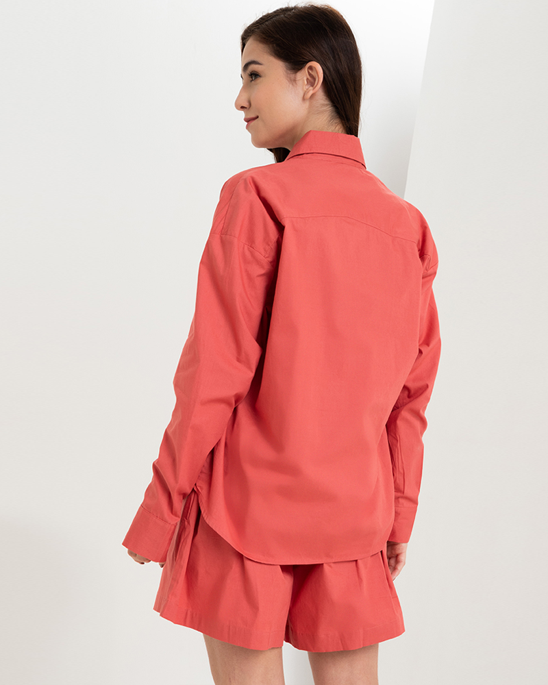 Parker Button-Down Long Sleeve Romper