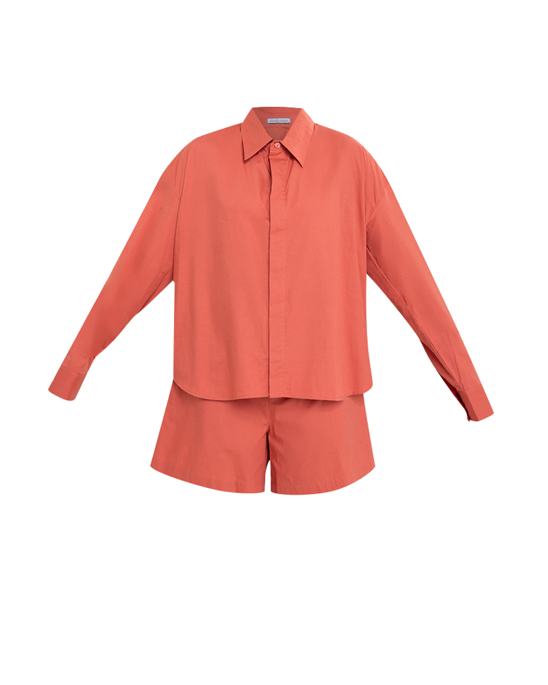 Parker Button-Down Long Sleeve Romper