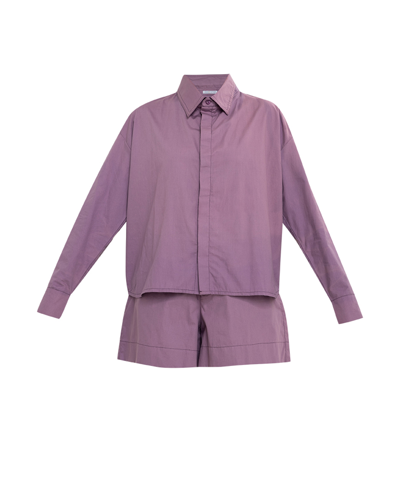 Parker Button-Down Long Sleeve Romper