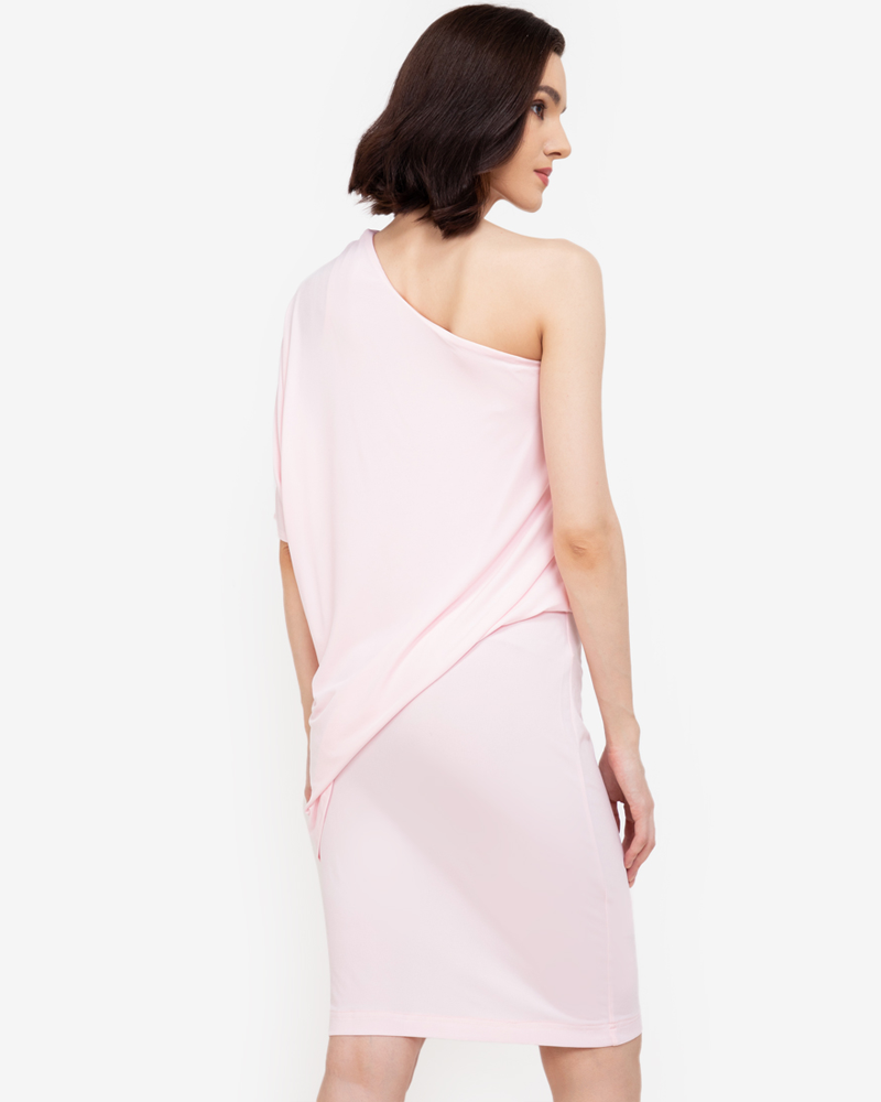 Paulette One-Shoulder Bodycon Dress