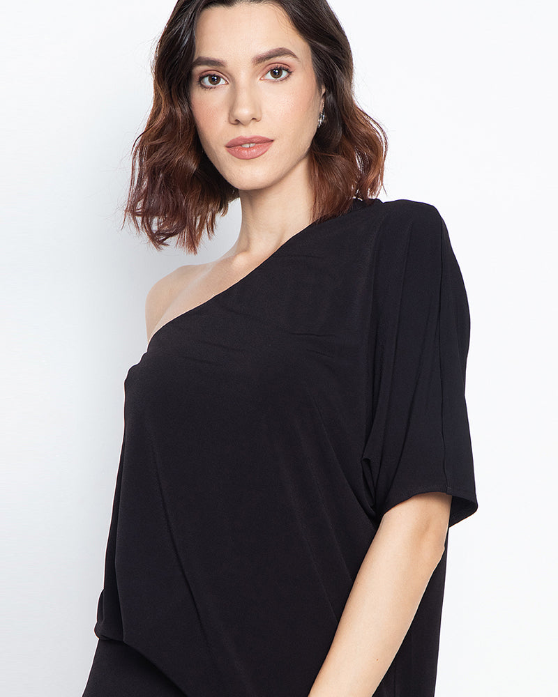 Paulette One-Shoulder Bodycon Dress