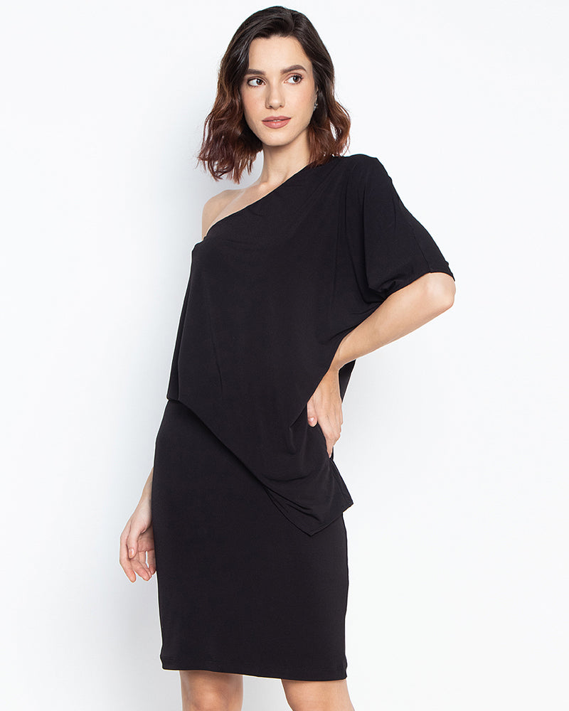 Paulette One-Shoulder Bodycon Dress