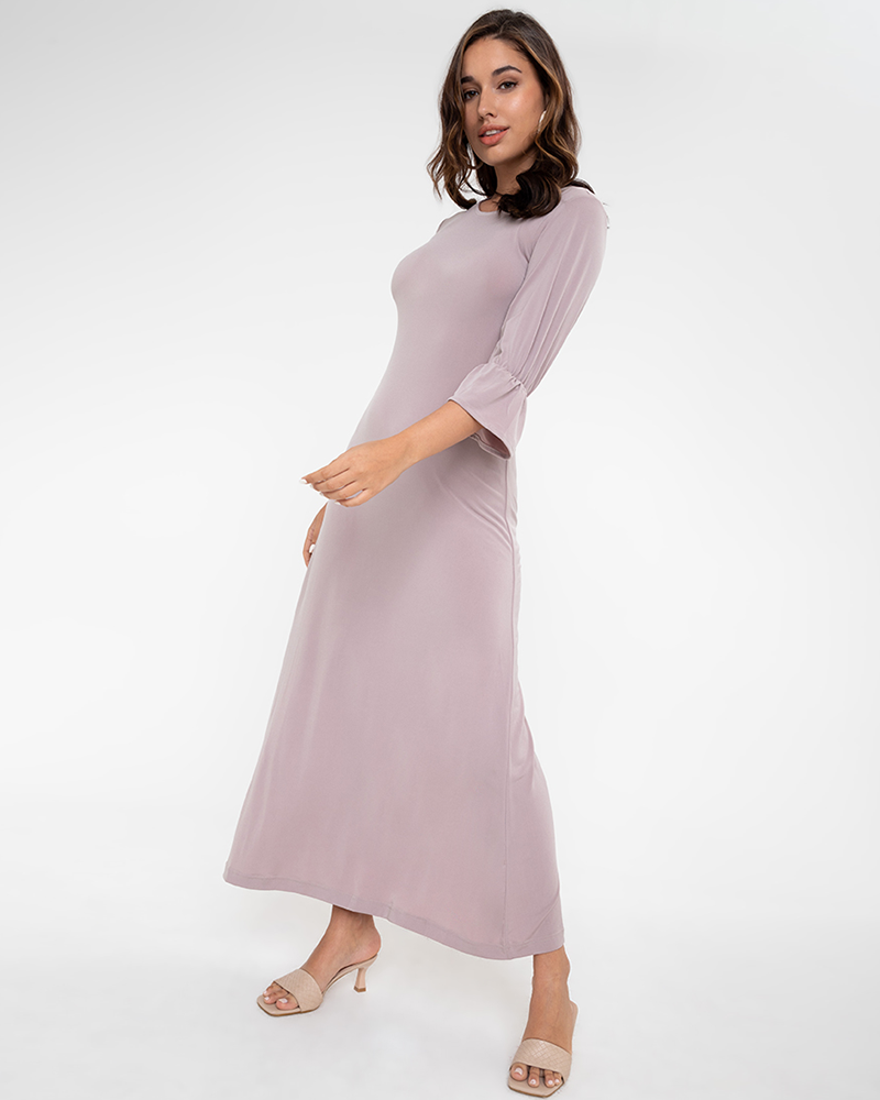 Rita Half Sleeve Flowy Maxi Dress