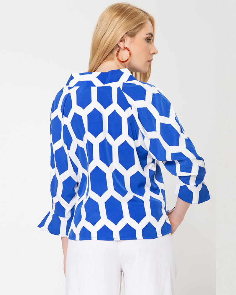 Ryleigh Flared-Sleeve Top