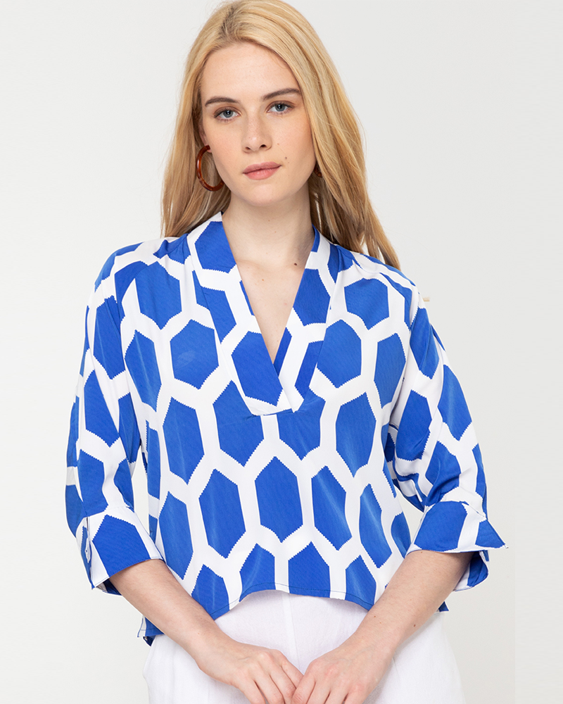 Ryleigh Flared-Sleeve Top
