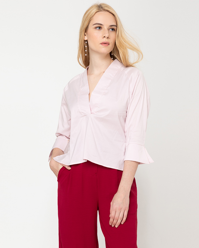 Ryleigh Flared-Sleeve Top
