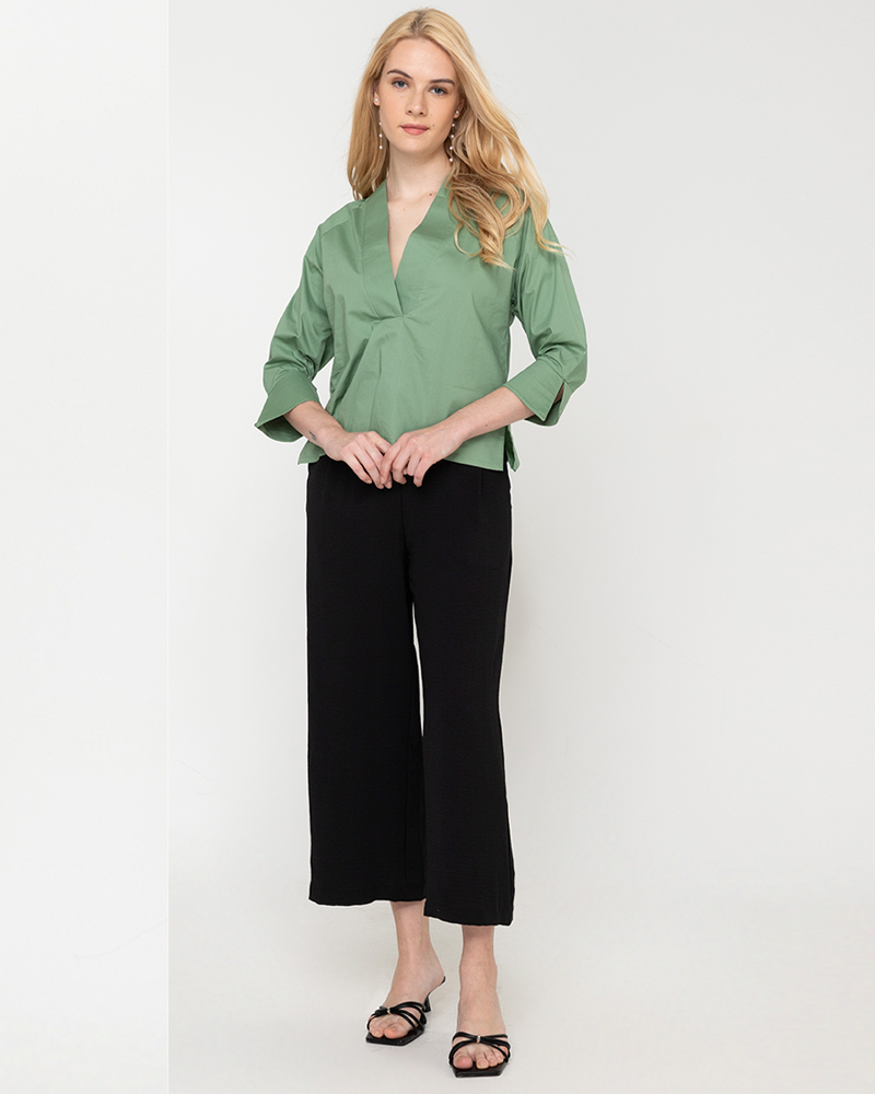 Ryleigh Flared-Sleeve Top