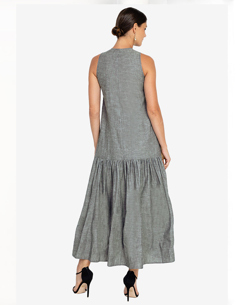 Ysenia Tiered Pocket Maxi