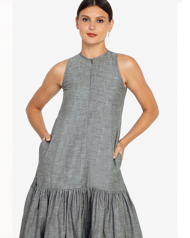 Ysenia Tiered Pocket Maxi