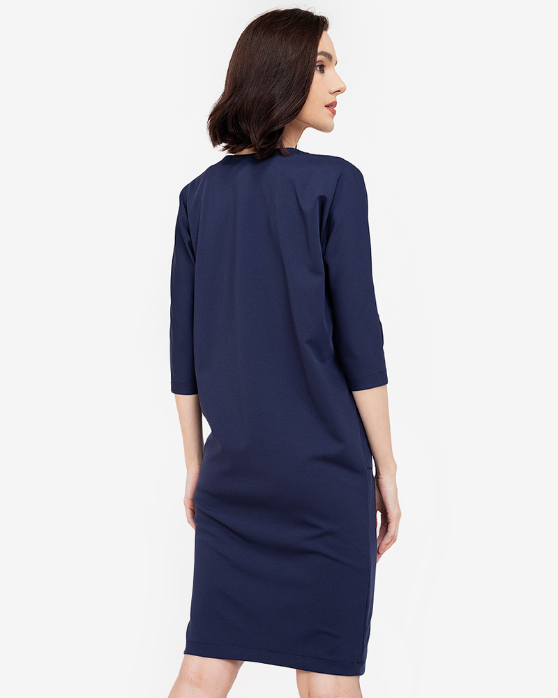 Zelda Short Surplice Sheath Dress