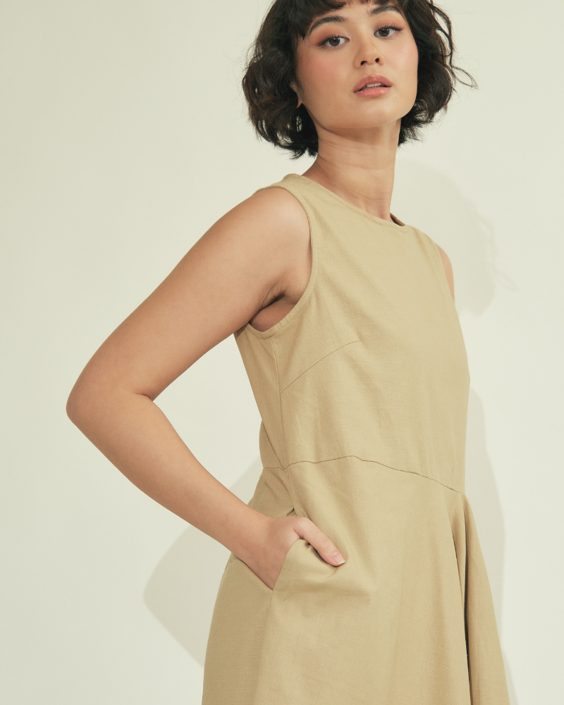 Noemi Asymmetric Hem Short Dress