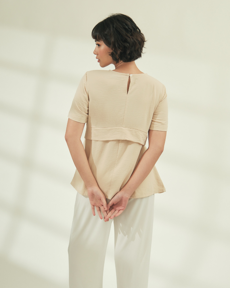 Sora Tie Waist Ribbon Top