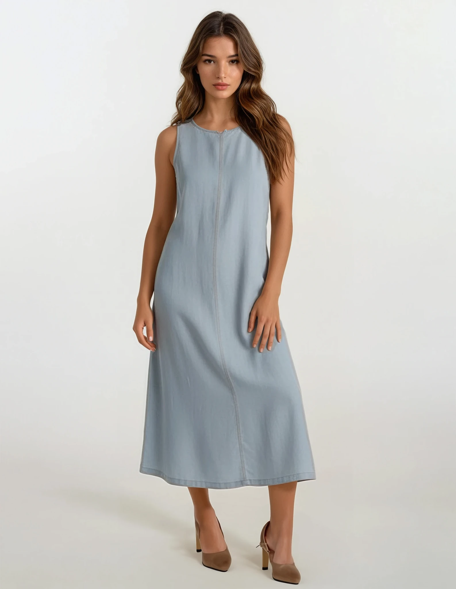 Calypso Denim Midi Dress | Cole Vintage Calypso Denim Midi Dress | Cole Vintage