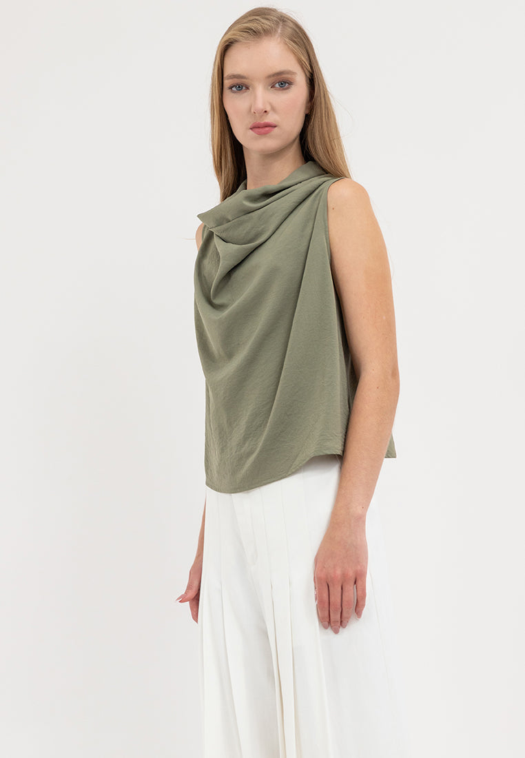 Alodie Cowl Neckline Top