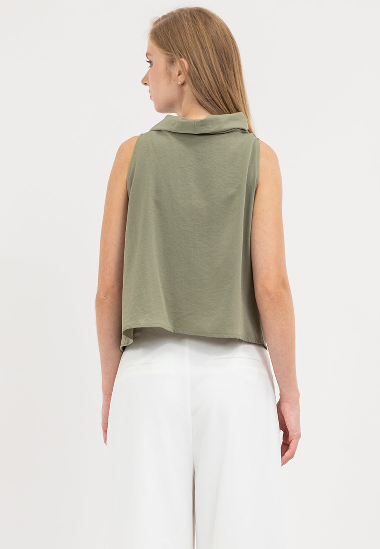 Alodie Cowl Neckline Top