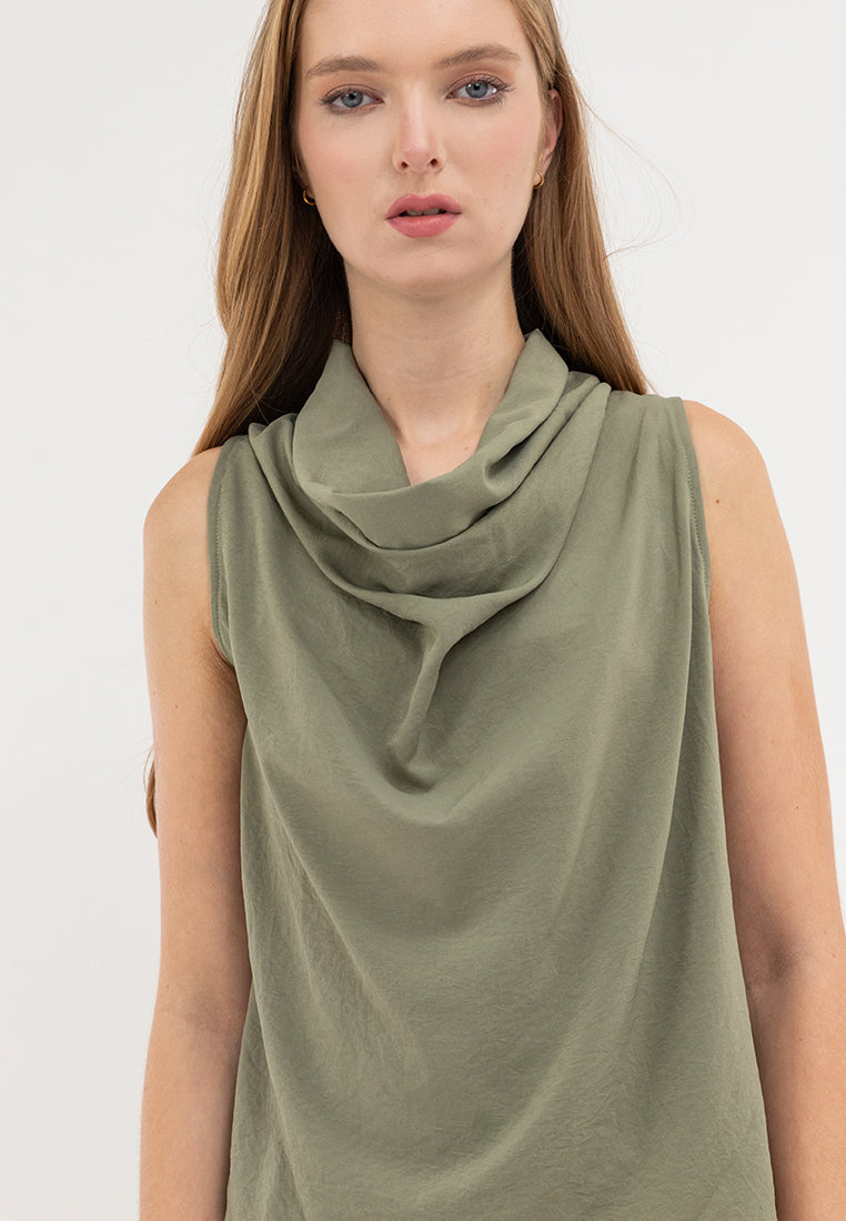 Alodie Cowl Neckline Top
