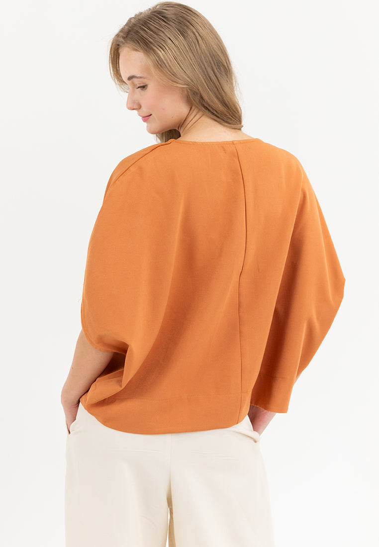 Avery V-Neck Neocrepe Top