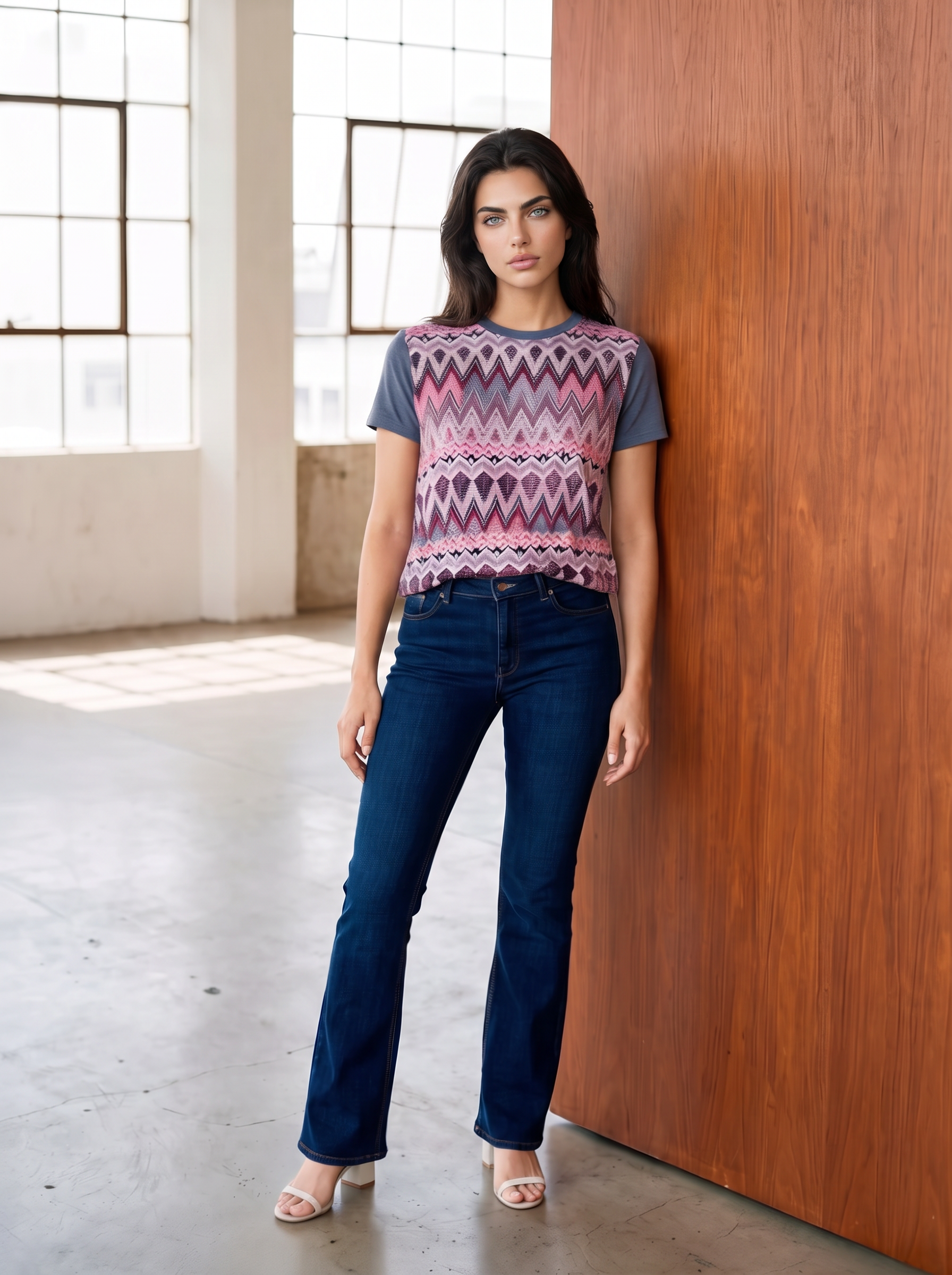 Adeya Gartered Hem Cotton Top - Cole Vintage