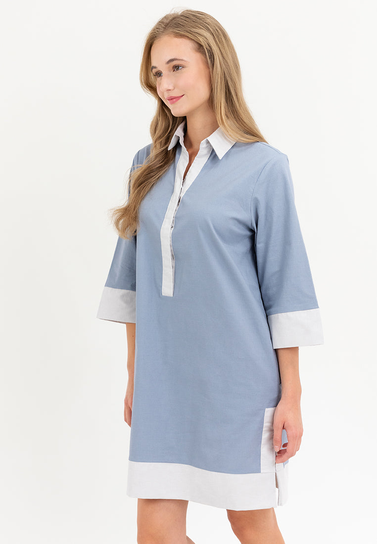 Dominique Two-toned Tunic Dress