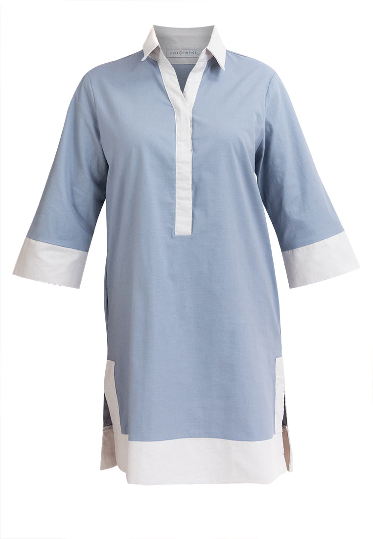 Dominique Two-toned Tunic Dress