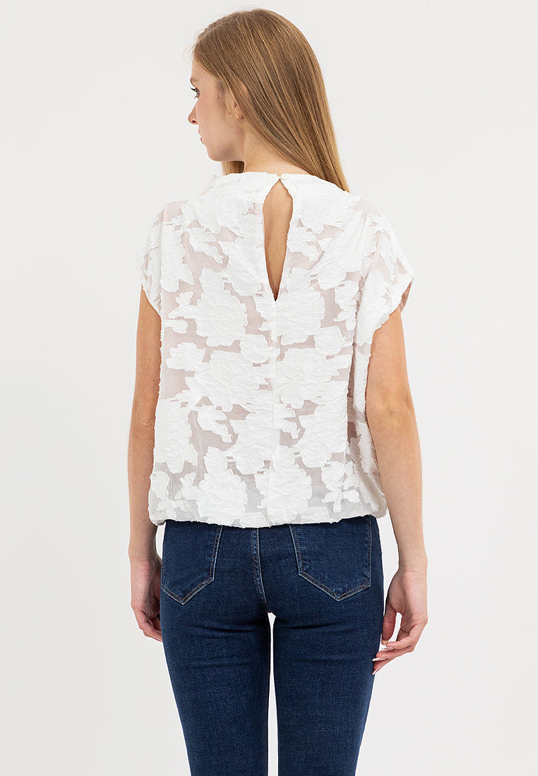 Hera Short Sleeves Lace Top