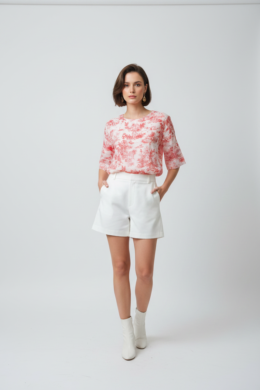 Kyra Short Sleeves Loose Top