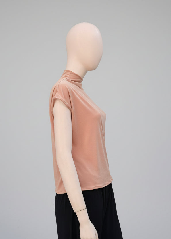 Emi Asymmetric Drape Sleeves Top - Cole Vintage