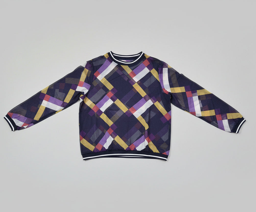 Amadea Printed Long Sleeve Top - Cole Vintage