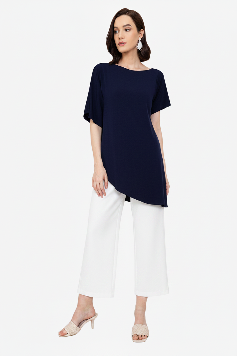Juliana Long Asymmetrical Top - Cole Vintage