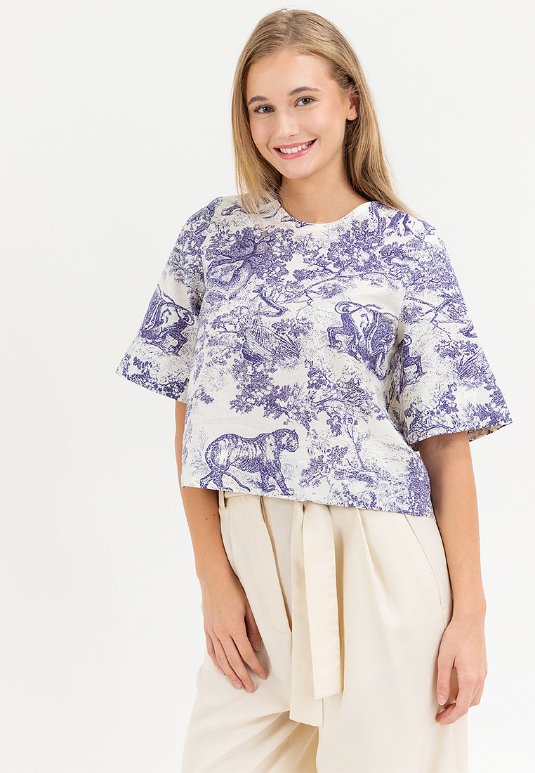 Kyra Short Sleeves Loose Top