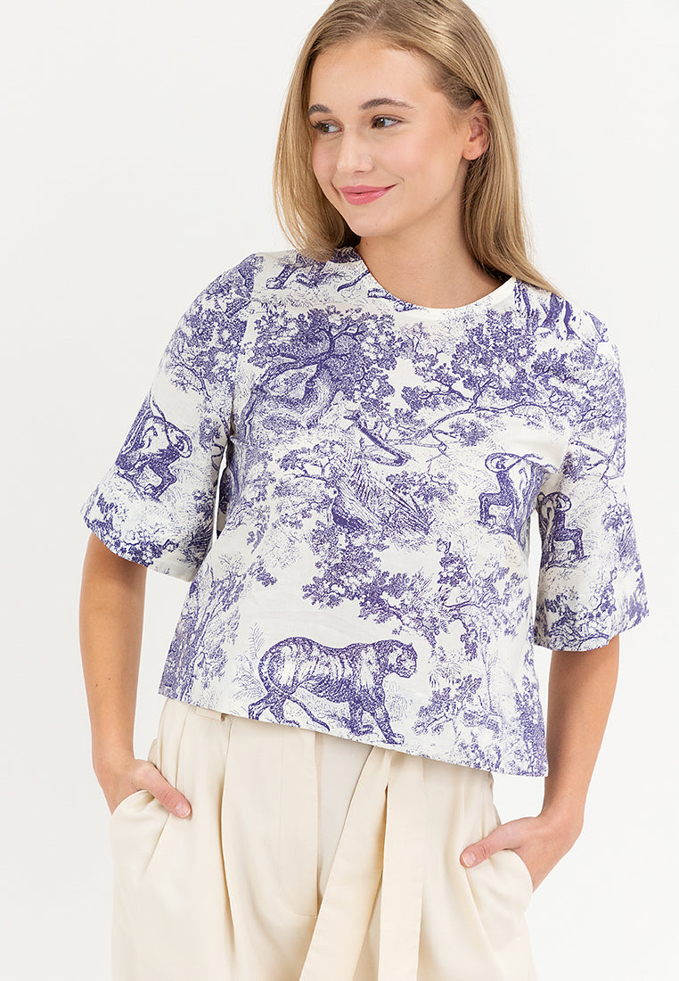 Kyra Short Sleeves Loose Top