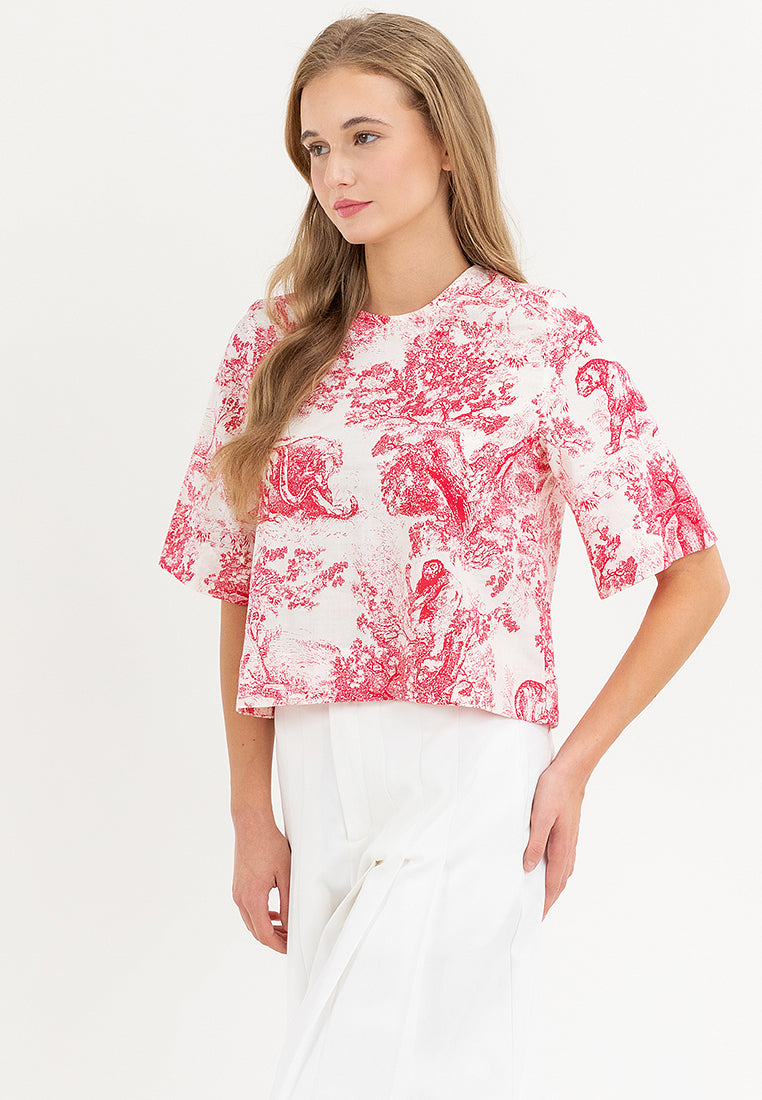 Kyra Short Sleeves Loose Top