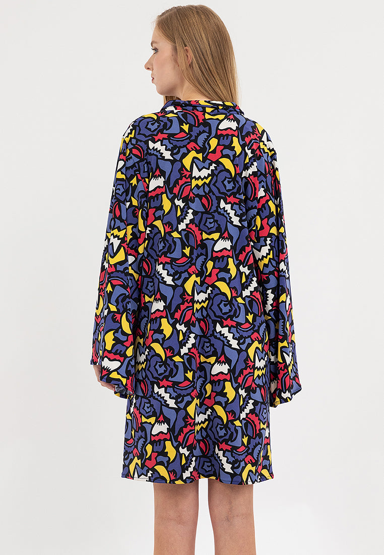 Leah Long Sleeves Short Dress