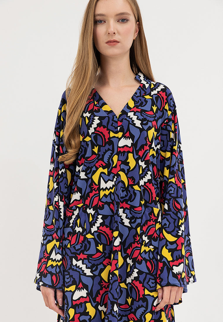 Leah Long Sleeves Short Dress