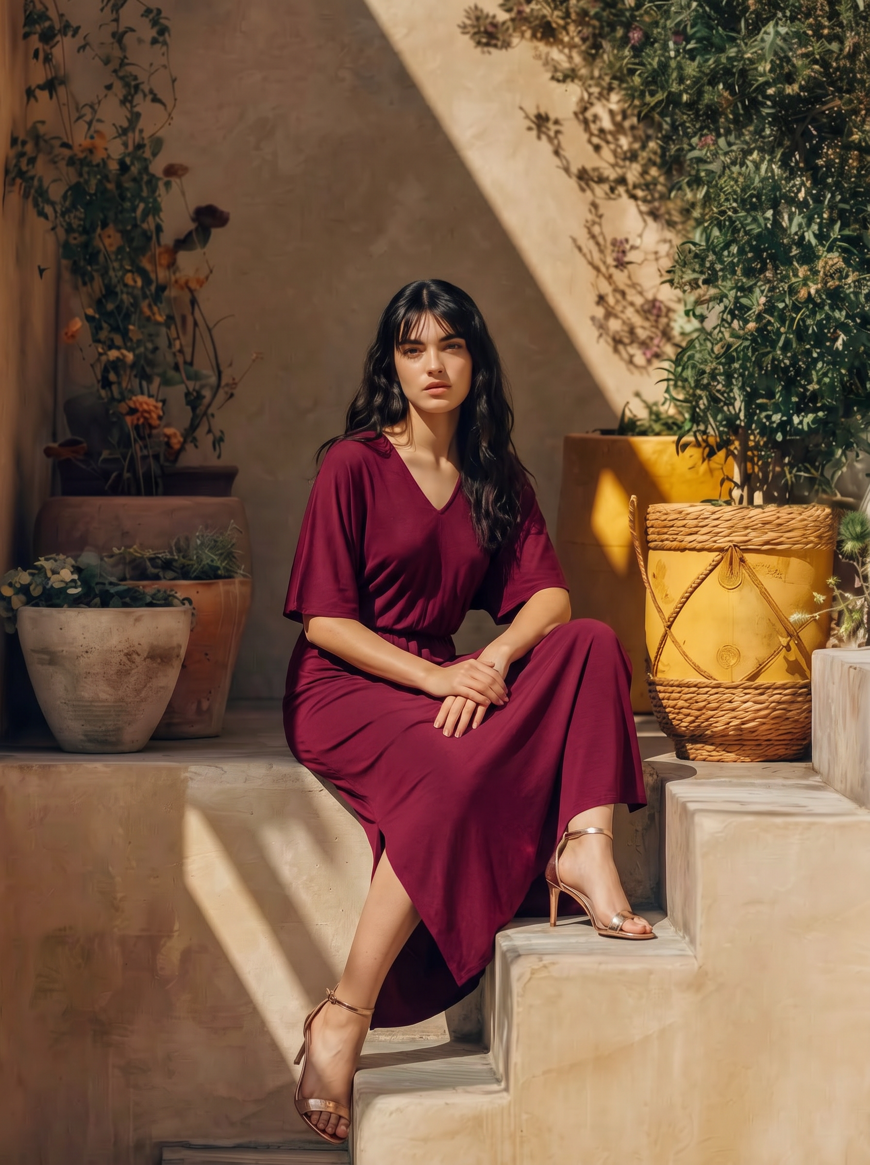 Zadeya Reversible Maxi Dress - Cole Vintage