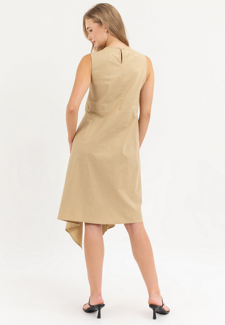 Noemi Asymmetric Hem Short Dress