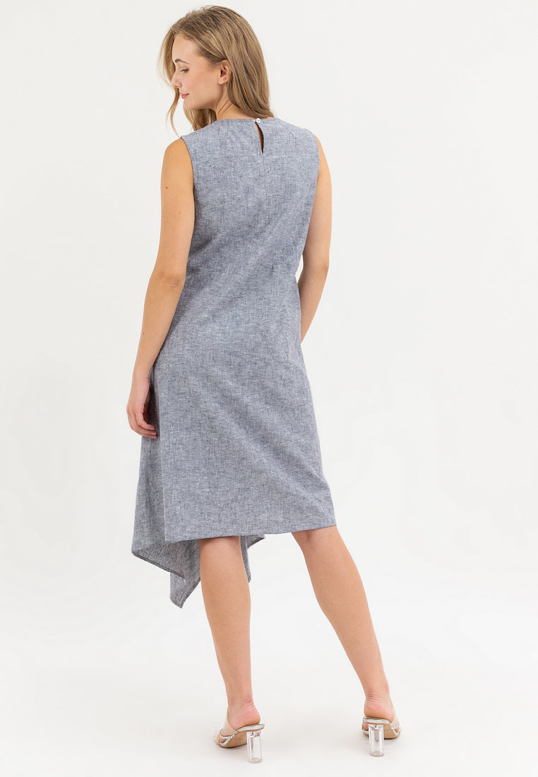 Noemi Asymmetric Hem Short Dress