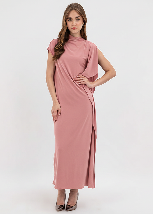 Pia Asymmetric Maxi Dress - Cole Vintage