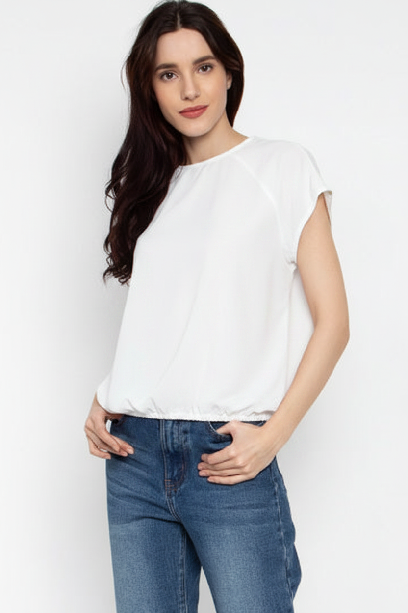 Mirabelle Blouson Jersey Top - Cole Vintage