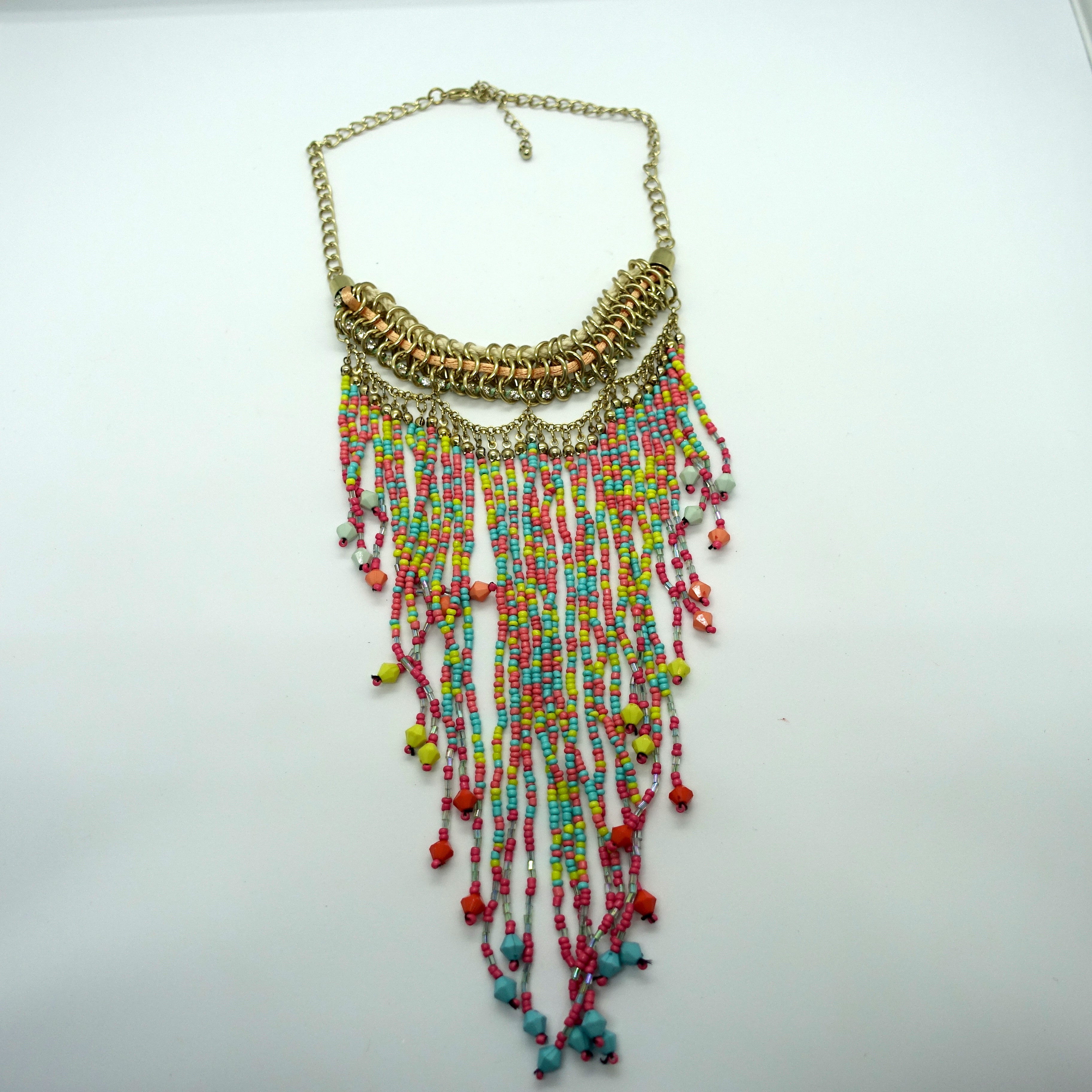 Rolla Beaded Necklace - Cole Vintage